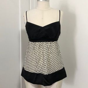 BCBG MaxAzria. Pleated Bodice Silk Camisole. XS